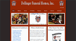 Desktop Screenshot of dellingerfuneralhome.com